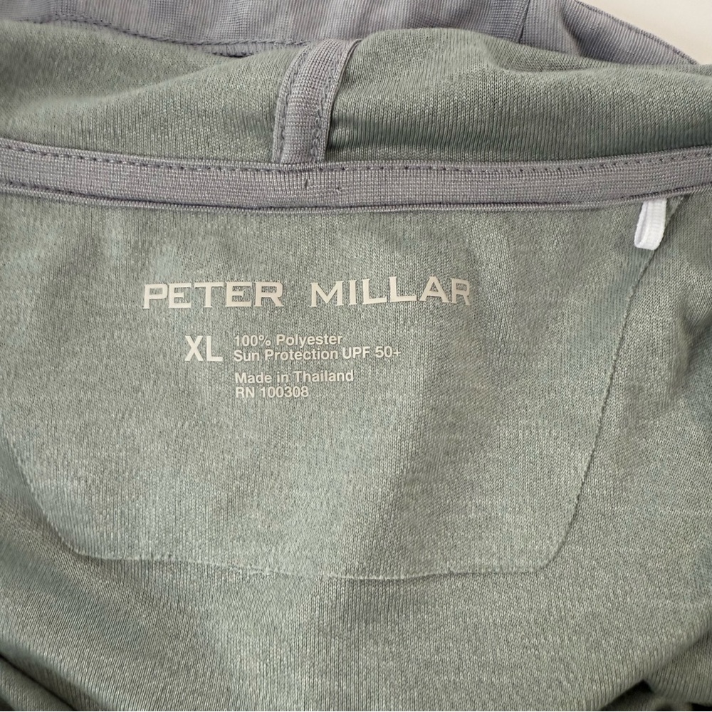 Peter Millar Olive Performance Upf 50+ Full Zip H… - image 5
